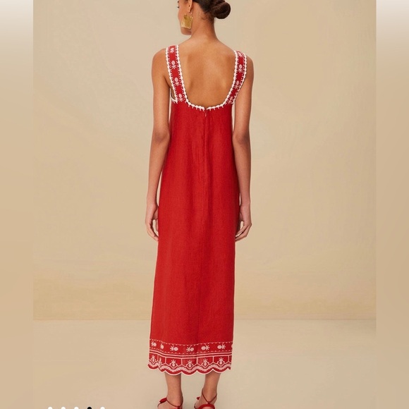 Farm Rio red dress - Picture 2 of 4